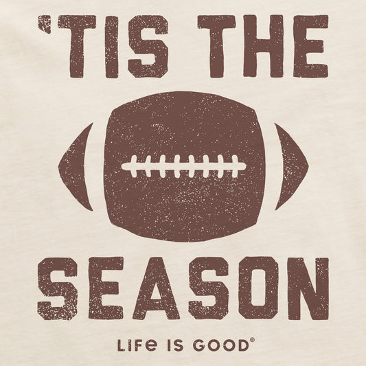 Women's Tis The Football Season Short Sleeve Crusher Tee